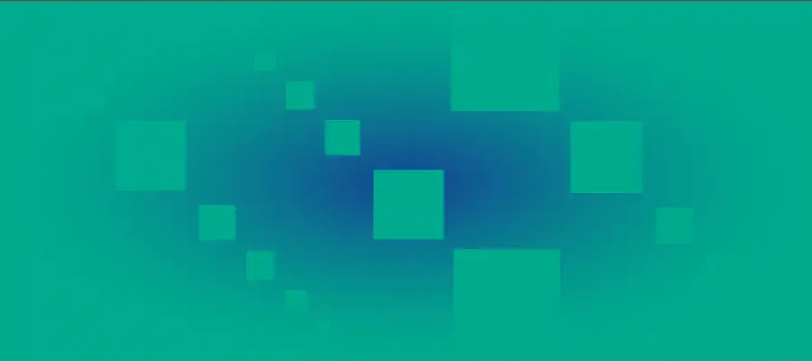 green and blue abstract squares