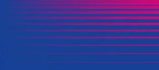 Blue and pink gradient banner