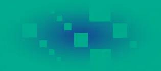 green and blue abstract squares