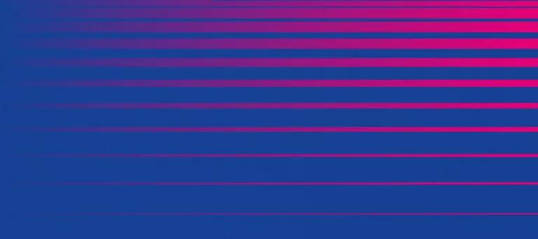 Blue and pink gradient banner