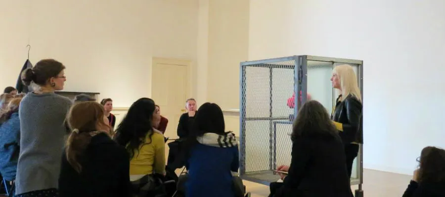 Gill Perry at the 2014 Future Bourgeois symposium.