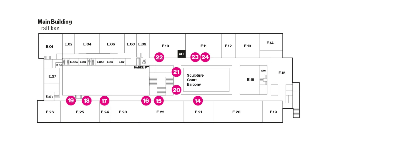 SGA50 First floor plan of ECA Main Building