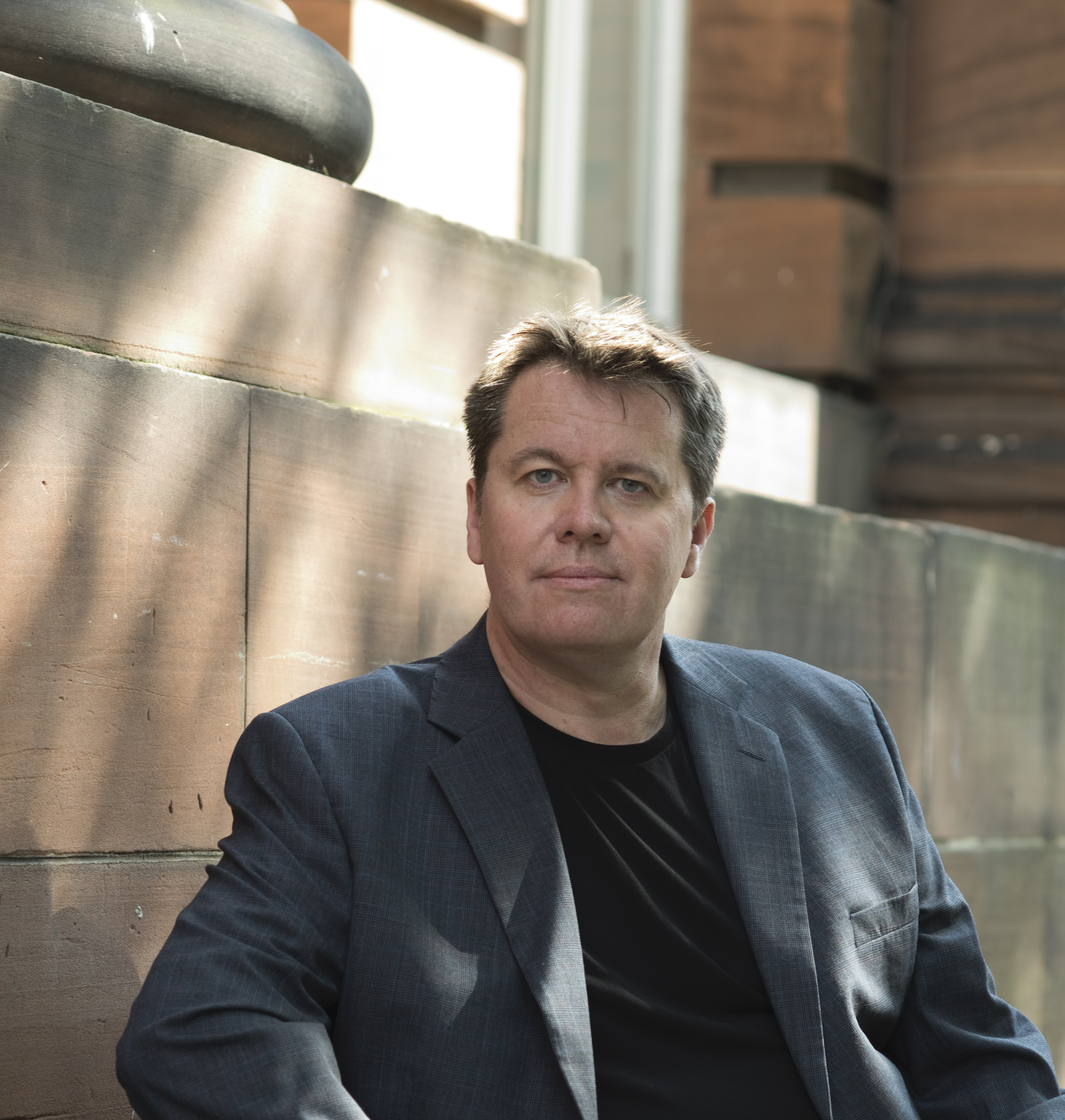 Christian Weikop outside ECA Main Building.