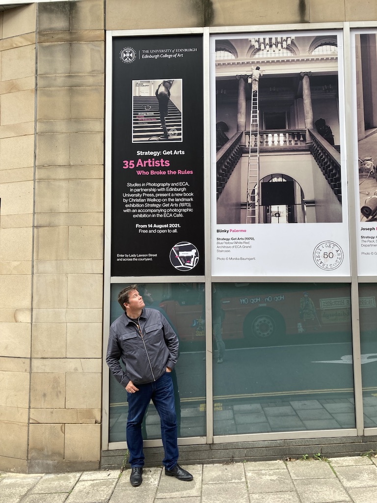 Christian Weikop by SGA display on Lady Lawson Street