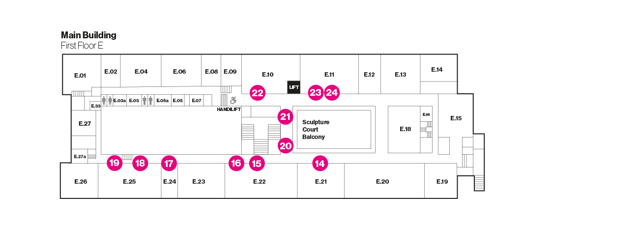 SGA50 First floor plan of ECA Main Building